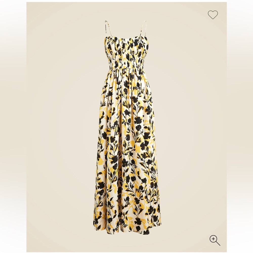 J.Crew Collection ruched maxi dress in luster georgette, size 2 - Picture 3 of 7